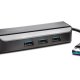 Kensington UA3000E Adattatore Ethernet e hub a 3 porte USB 3.0 - Nero 2