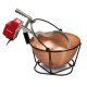 DPE Gran Polenta 7.5 L Sbattitore con base 20 W Rame, Rosso, Acciaio inox 2