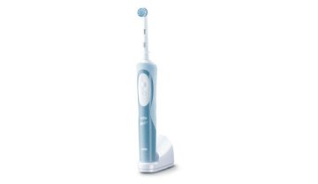 Oral-B Vitality Sensitive Adulto Spazzolino rotante-oscillante Blu, Bianco
