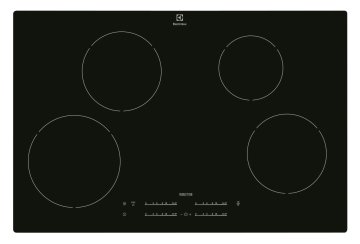 Electrolux EHH8540I8K Nero Da incasso Piano cottura a induzione 4 Fornello(i)
