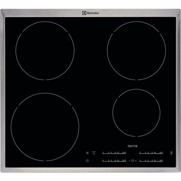 Electrolux EHH6540X8K piano cottura Nero Da incasso Piano cottura a induzione 4 Fornello(i)