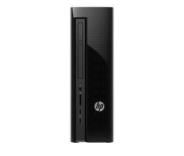 HP Slimline 450-a100nl AMD A6 A6-6310 4 GB DDR3L-SDRAM 500 GB HDD Windows 10 Home SFF PC Nero