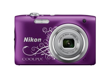 Nikon COOLPIX A100 1/2.3" Fotocamera compatta 20,1 MP CCD 5152 x 3864 Pixel Viola, Bianco