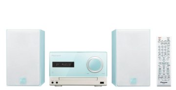 Pioneer X-CM35 Microsistema audio per la casa 30 W Turchese, Bianco