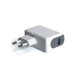 Celly TCUSBQC2 Caricabatterie per dispositivi mobili Universale Grigio, Bianco AC Interno 2
