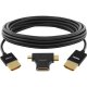 PNY 3-in-1 12ft HDMI cavo HDMI 3,65 m HDMI tipo A (Standard) Nero 2