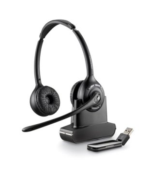 POLY SAVI W420-M Auricolare Con cavo e senza cavo A Padiglione Ufficio Nero