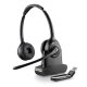 POLY SAVI W420-M Auricolare Con cavo e senza cavo A Padiglione Ufficio Nero 2