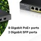 Zyxel GS1100-10HP Non gestito Gigabit Ethernet (10/100/1000) Supporto Power over Ethernet (PoE) 1U Nero 7