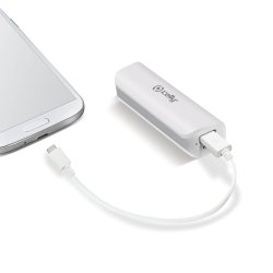Celly Li-Ion 2600mAh Ioni di Litio Bianco