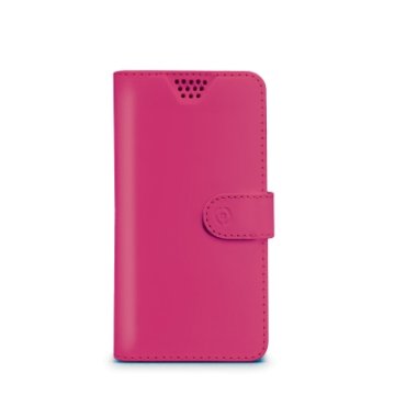 Celly WALLYUNILFX custodia per cellulare 11,4 cm (4.5") Custodia a borsellino Rosa