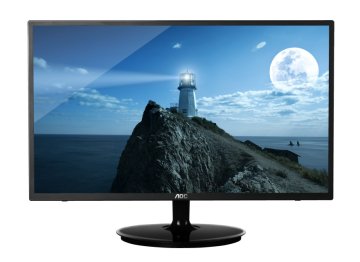 AOC E2261FWH Monitor PC 54,6 cm (21.5") 1920 x 1080 Pixel Full HD Nero, Rosso