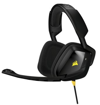 Corsair VOID Auricolare Cablato A Padiglione Gaming Nero, Giallo