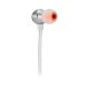 JBL T280A Cuffie Cablato In-ear Musica e Chiamate Argento, Bianco 5