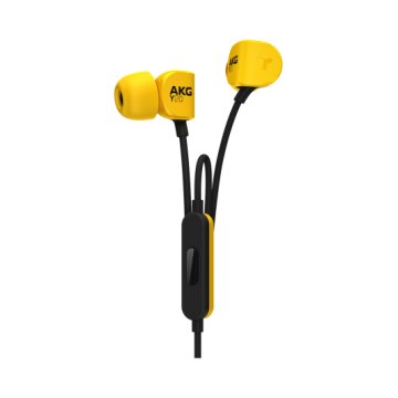 AKG Y 20U Cuffie Cablato In-ear Musica e Chiamate Nero, Giallo