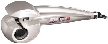BaByliss C1101E messa in piega Ferro arricciacapelli automatico Caldo Perlato, Bianco 2,5 m