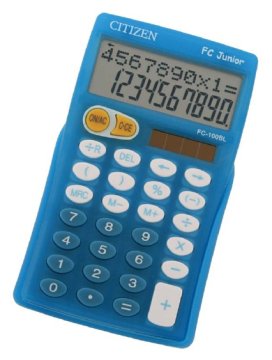 Citizen FC-100 calcolatrice Tasca Calcolatrice di base Blu