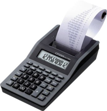 Citizen CX-77BN calcolatrice Desktop Calcolatrice con stampa Nero