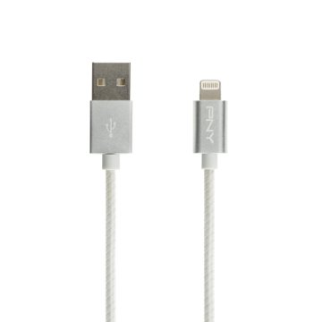 PNY 1.2m USB/Lightning 1,2 m Argento