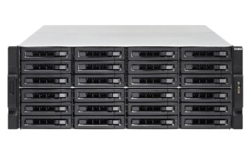 QNAP TS-EC2480U-RP server NAS e di archiviazione Armadio (4U) Famiglia Intel® Xeon® E3 v3 E3-1200V3 4 GB DDR3 0 TB QNAP Turbo System Grigio