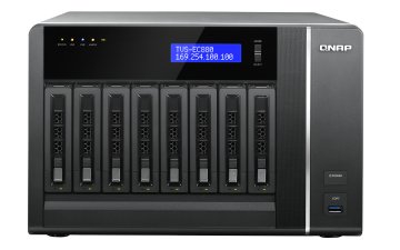 QNAP TVS-EC880-E3-16G server NAS e di archiviazione Tower Famiglia Intel® Xeon® E3 v3 E3-1245V3 16 GB DDR3 0 TB QNAP Turbo System Nero