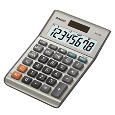 Casio MS-80B calcolatrice Desktop Calcolatrice di base Argento