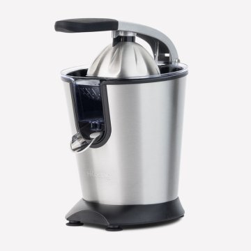 H.Koenig AGR80 spremiagrumi elettrico 160 W Nero, Acciaio inox