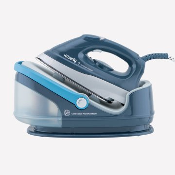 H.Koenig V5i 2400 W 1,7 L Acciaio inossidabile Blu, Bianco