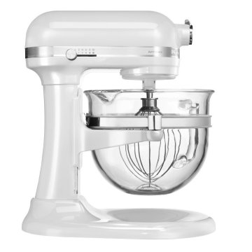 KitchenAid 5KSM6521X Sbattitore con base 500 W Bianco