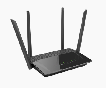 D-Link AC1200 Dual Band router wireless Gigabit Ethernet Dual-band (2.4 GHz/5 GHz) Nero