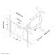Neomounts LED-W500 Supporto TV a parete 32-60