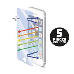 Celly GLASSPACK185 protezione per lo schermo e il retro dei telefoni cellulari Apple 5 pz