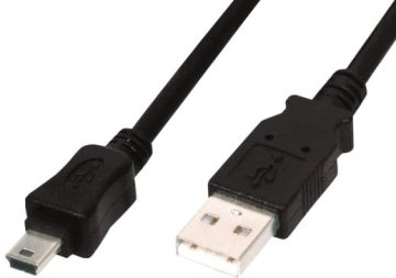 ASSMANN Electronic 5m USB 2.0 cavo USB USB A Mini-USB B Nero