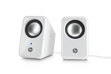 HP Multimedia 2.0 Speakers altoparlante Argento, Bianco Cablato