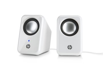 HP Multimedia 2.0 Speakers Argento, Bianco Cablato