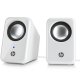 HP Multimedia 2.0 Speakers Argento, Bianco Cablato 2