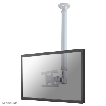 Neomounts FPMA-C100ARGENTO Supporto monitor/TV a soffitto 10-30" - alt. 79-129 cm
