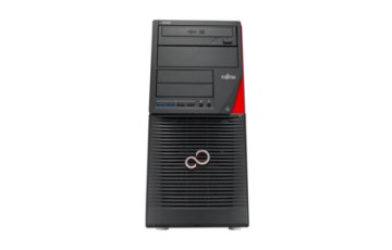 Fujitsu CELSIUS W550 Intel® Xeon® E3 v5 E3-1225V5 8 GB DDR4-SDRAM 1 TB HDD Windows 7 Professional Stazione di lavoro Nero, Rosso