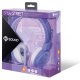 MySound Speak Street Auricolare Cablato A Padiglione Viola, Bianco 6