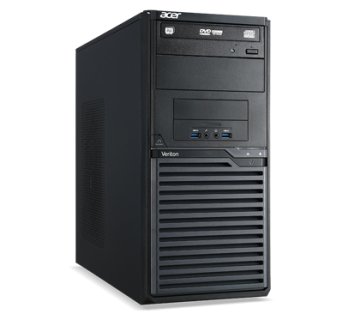 Acer Veriton M M2632G Intel® Core™ i3 i3-4170 4 GB DDR3-SDRAM 500 GB HDD Windows 7 Professional Desktop PC Nero