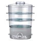 Tefal VC 100630 Ultra Compact II pentola a vapore 3 cestello/i 900 W Grigio, Argento, Trasparente 2