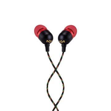 The House Of Marley Smile Jamaica Auricolare Cablato In-ear Musica e Chiamate Nero, Rosso