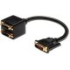 ITB MGAK510002 cavo DVI 0,2 m DVI-I 2 x DVI Nero 2