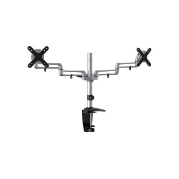 Sopar 23251 Supporti a parete per TV 58,4 cm (23") Scrivania Nero, Argento