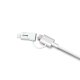 Celly USBML cavo USB 1 m USB A Micro-USB B/Lightning Bianco 3