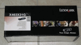 Lexmark X463X31G cartuccia toner 1 pz Originale Nero