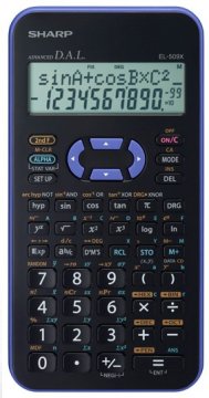 Sharp EL-509XB calcolatrice Tasca Calcolatrice scientifica Nero, Viola