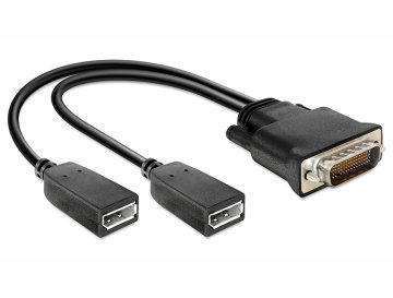 DeLOCK 65354 cavo e adattatore video DMS 2 x DisplayPort Nero