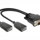 DeLOCK 65354 cavo e adattatore video DMS 2 x DisplayPort Nero 2