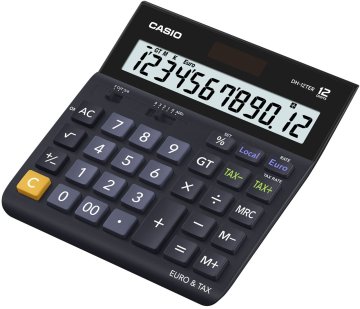 Casio DH-12TER calcolatrice Desktop Calcolatrice di base Nero
